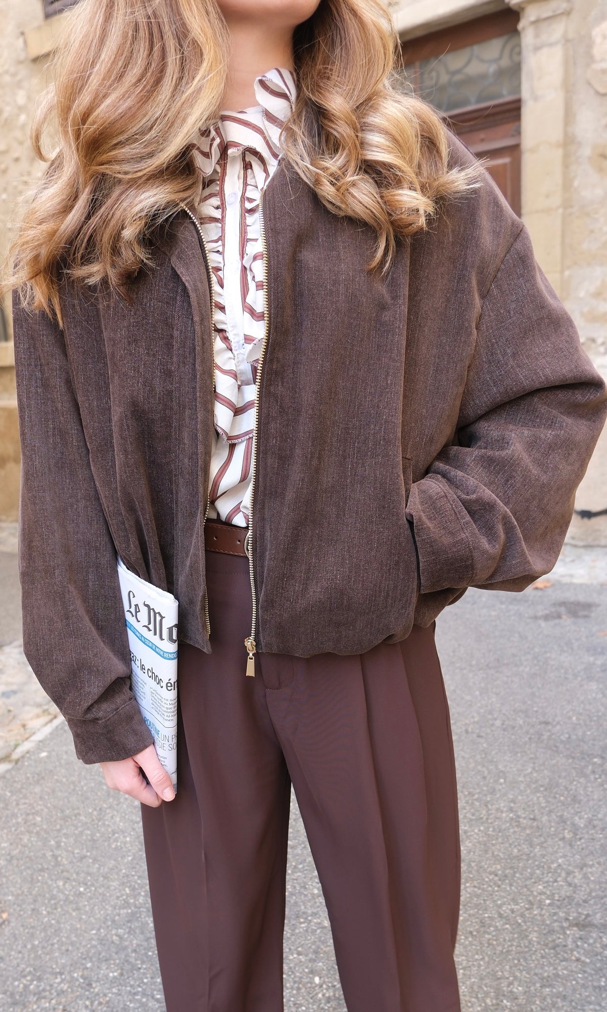 Veste CHARLIE - Marron  🇮🇹