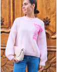Pull LE SOLEIL - Rose clair 🇮🇹