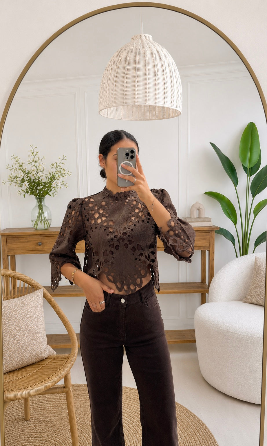 Crochet SALIMA - Marron