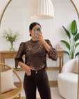 Crochet SALIMA - Marron