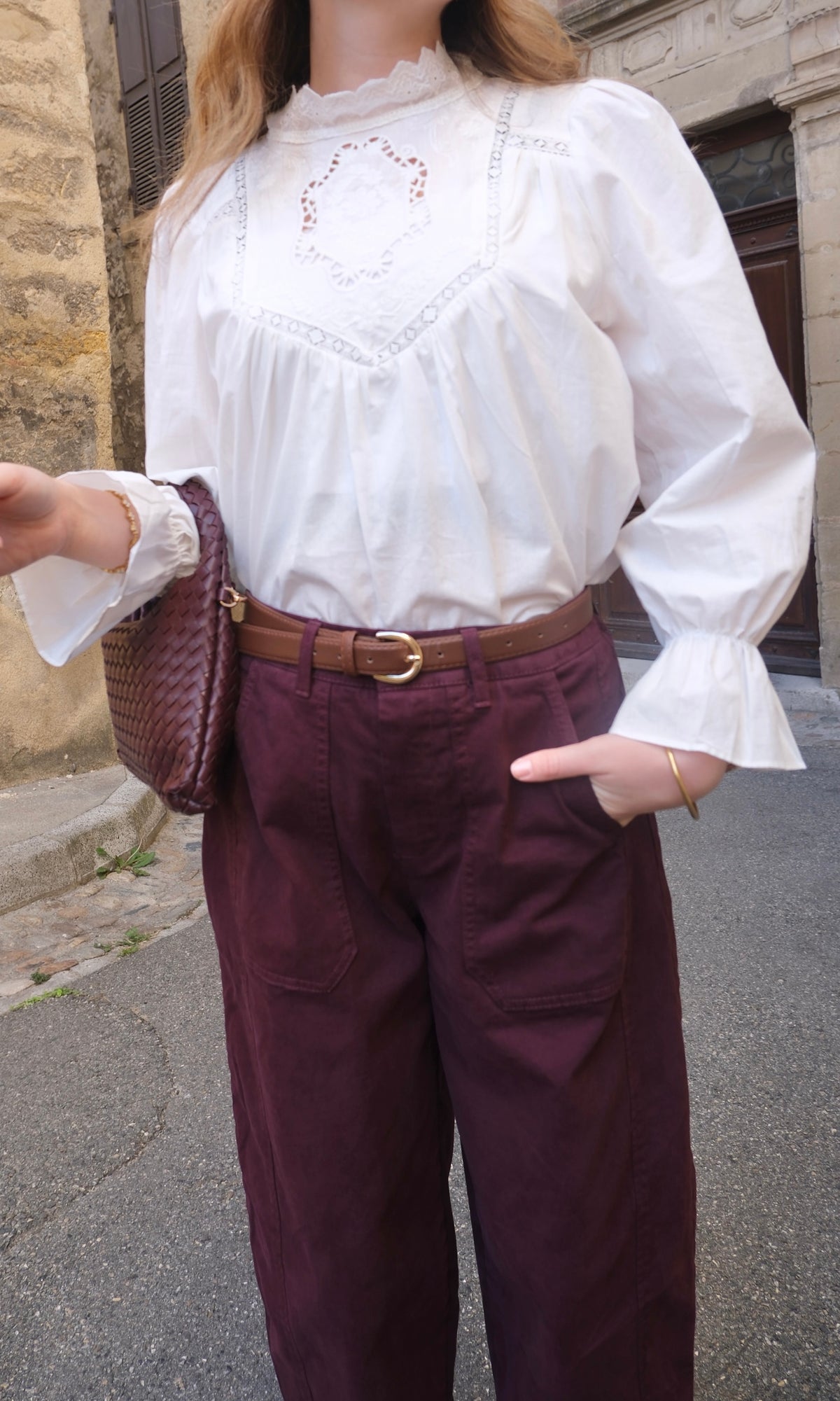 Blouse ARIANE - Blanc