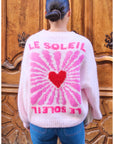 Pull LE SOLEIL - Rose clair 🇮🇹