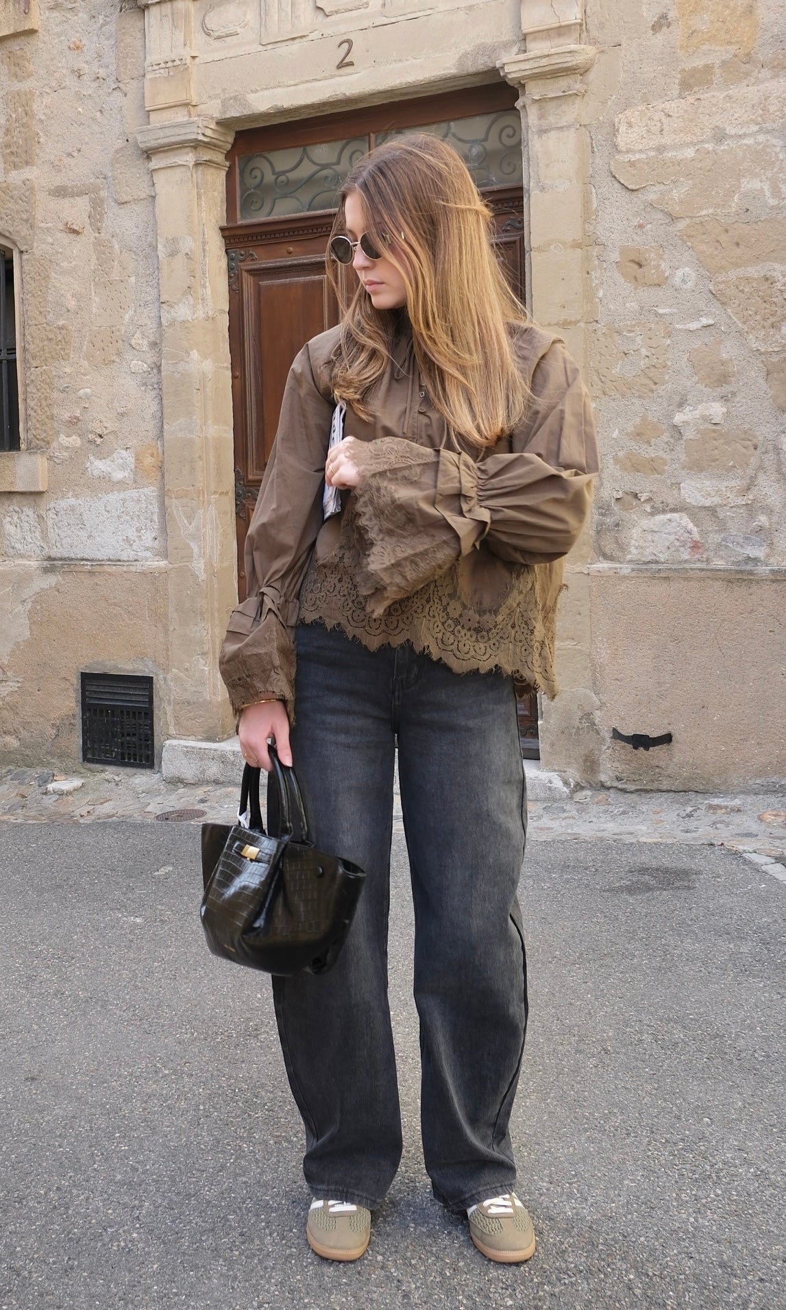 Blouse NAÏA - Kaki
