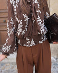 Blouse OCÉANE - Marron