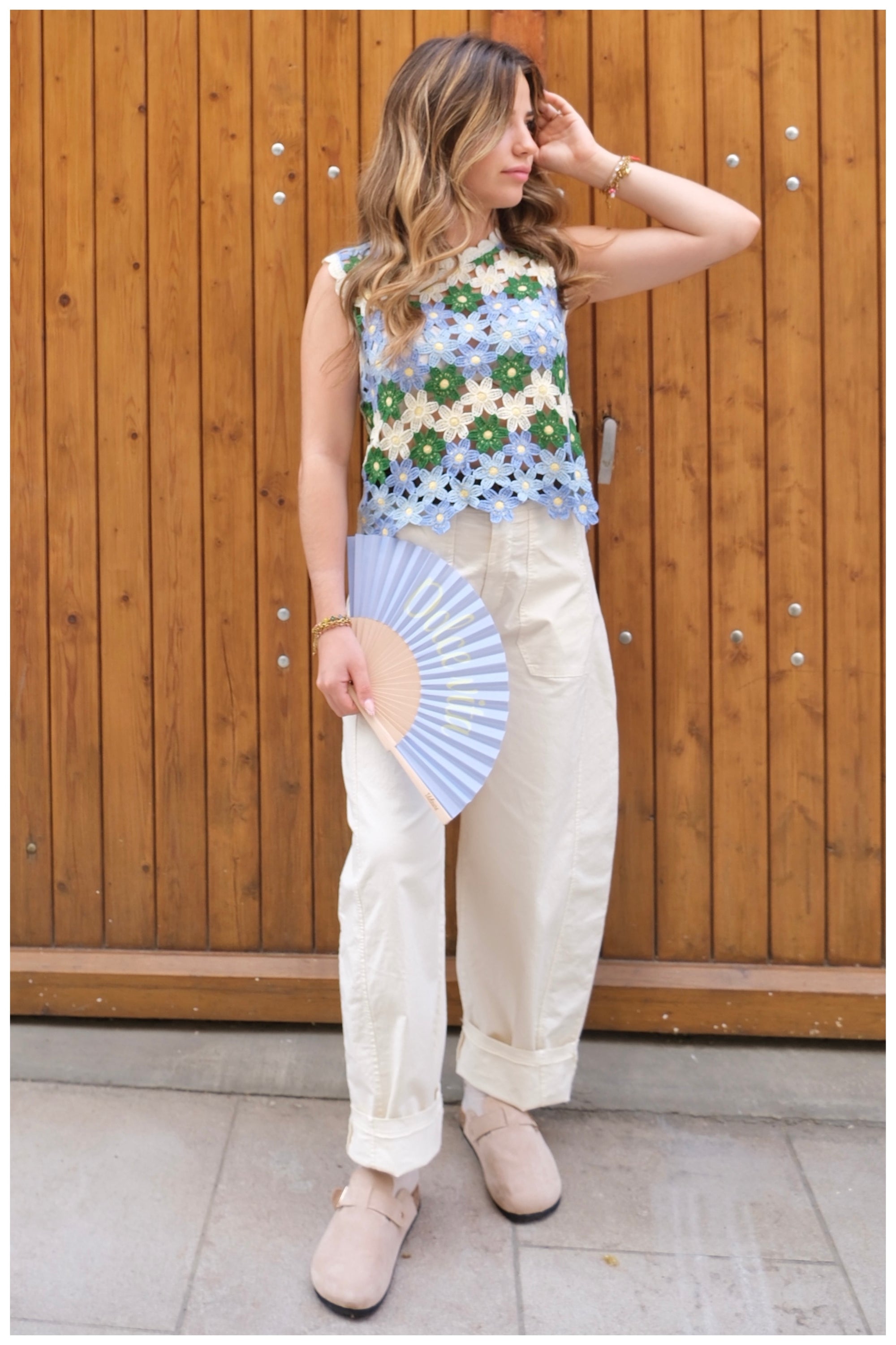 Top LILY - Bleu