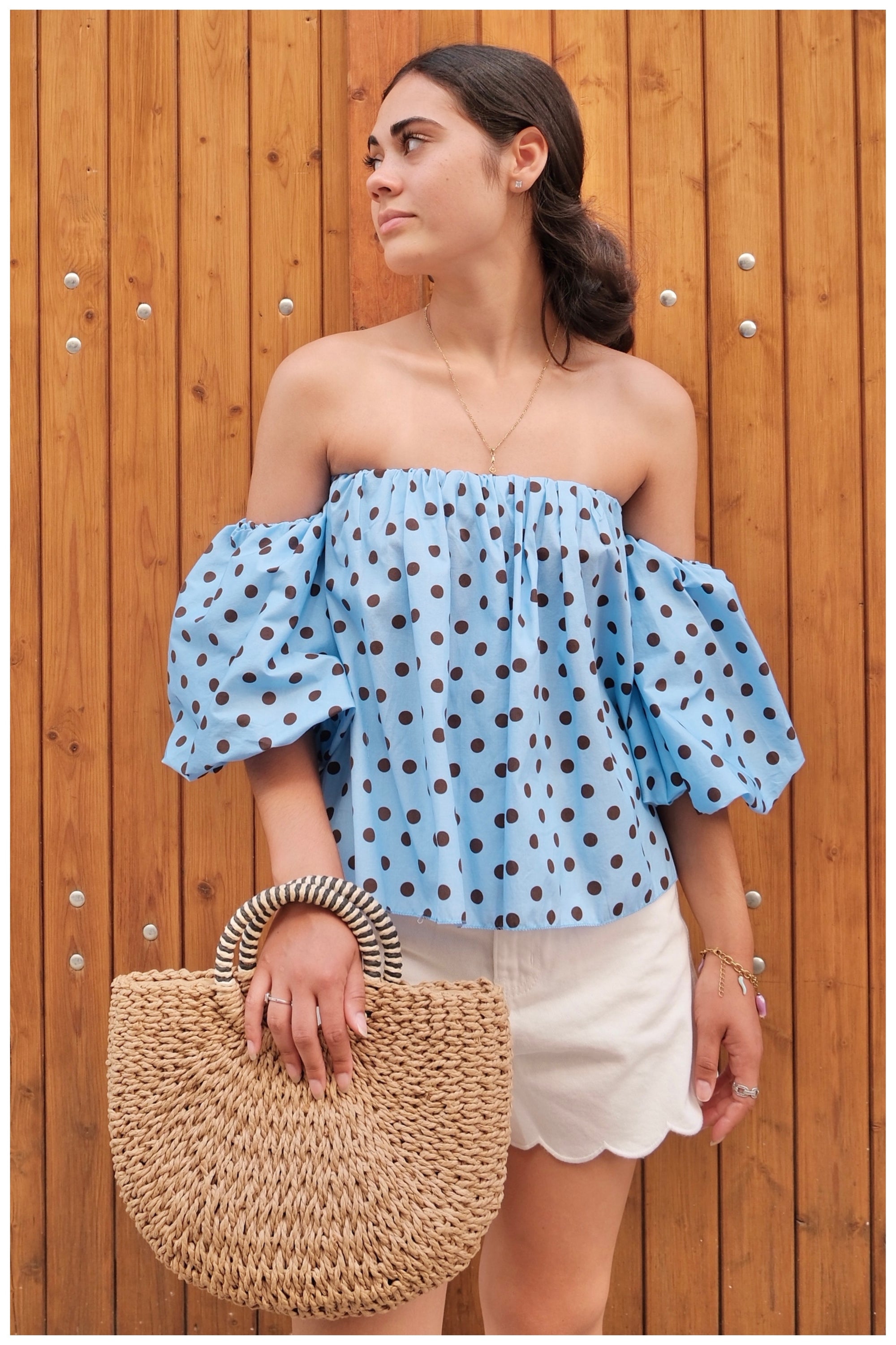 Top ORANE - Bleu  🇮🇹
