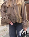 Blouse NAÏA - Kaki
