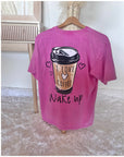 T-shirt COFFEE - Rose 🇮🇹