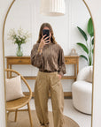Pantalon LUCIE - Camel 🇮🇹