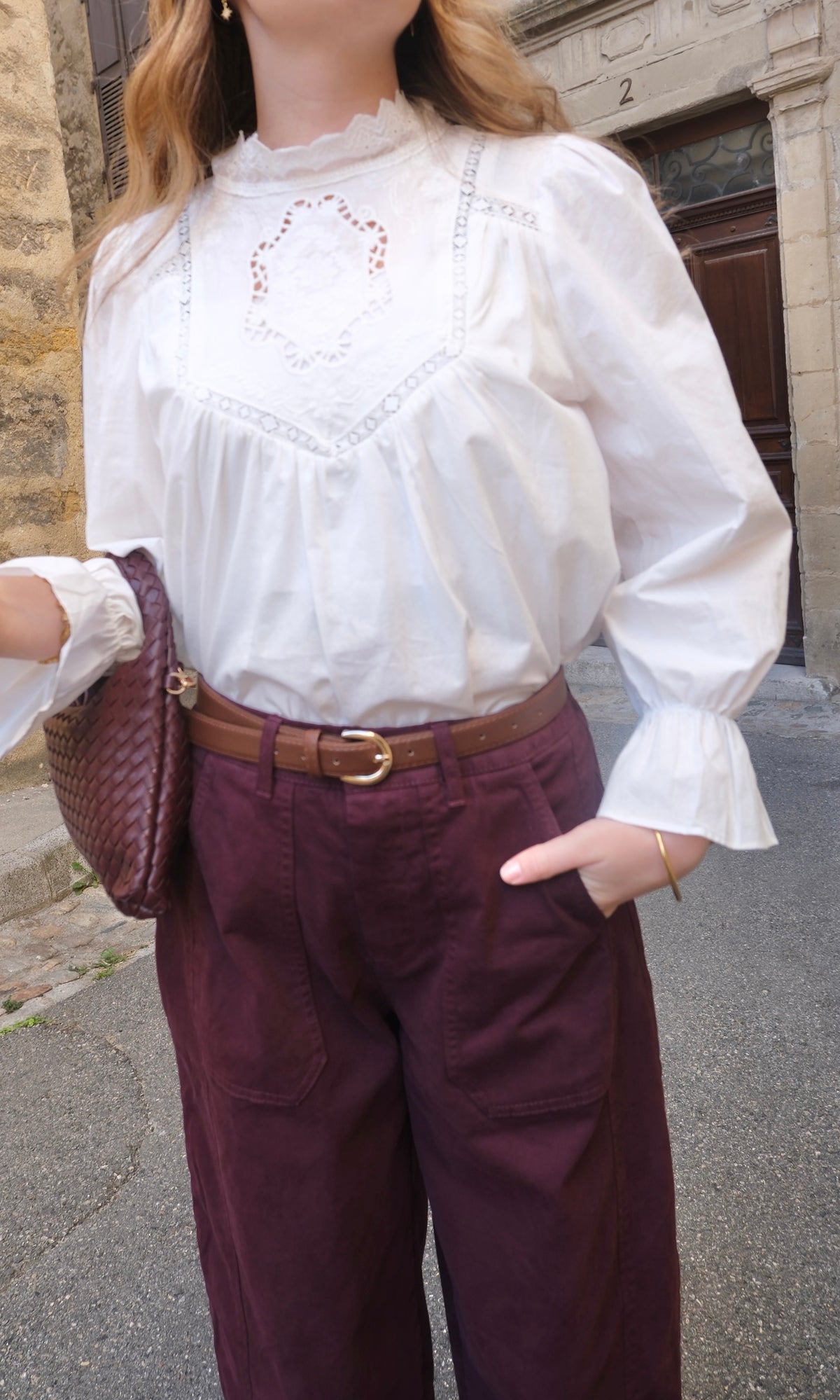 Blouse ARIANE - Blanc