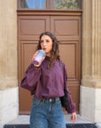 Chemise CÉCILE - Violette 🇮🇹