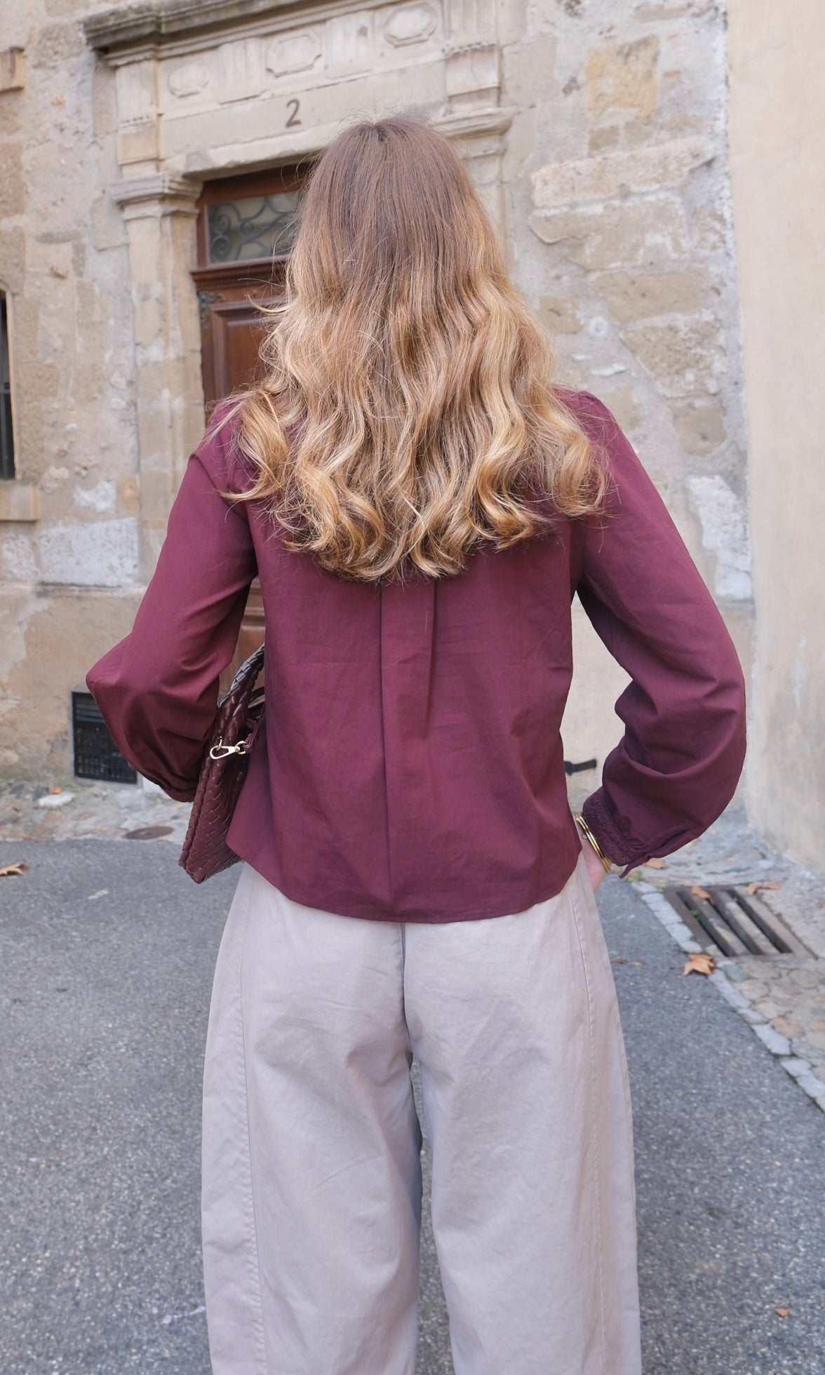 Blouse LYDIA - Bordeaux