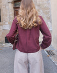 Blouse LYDIA - Bordeaux
