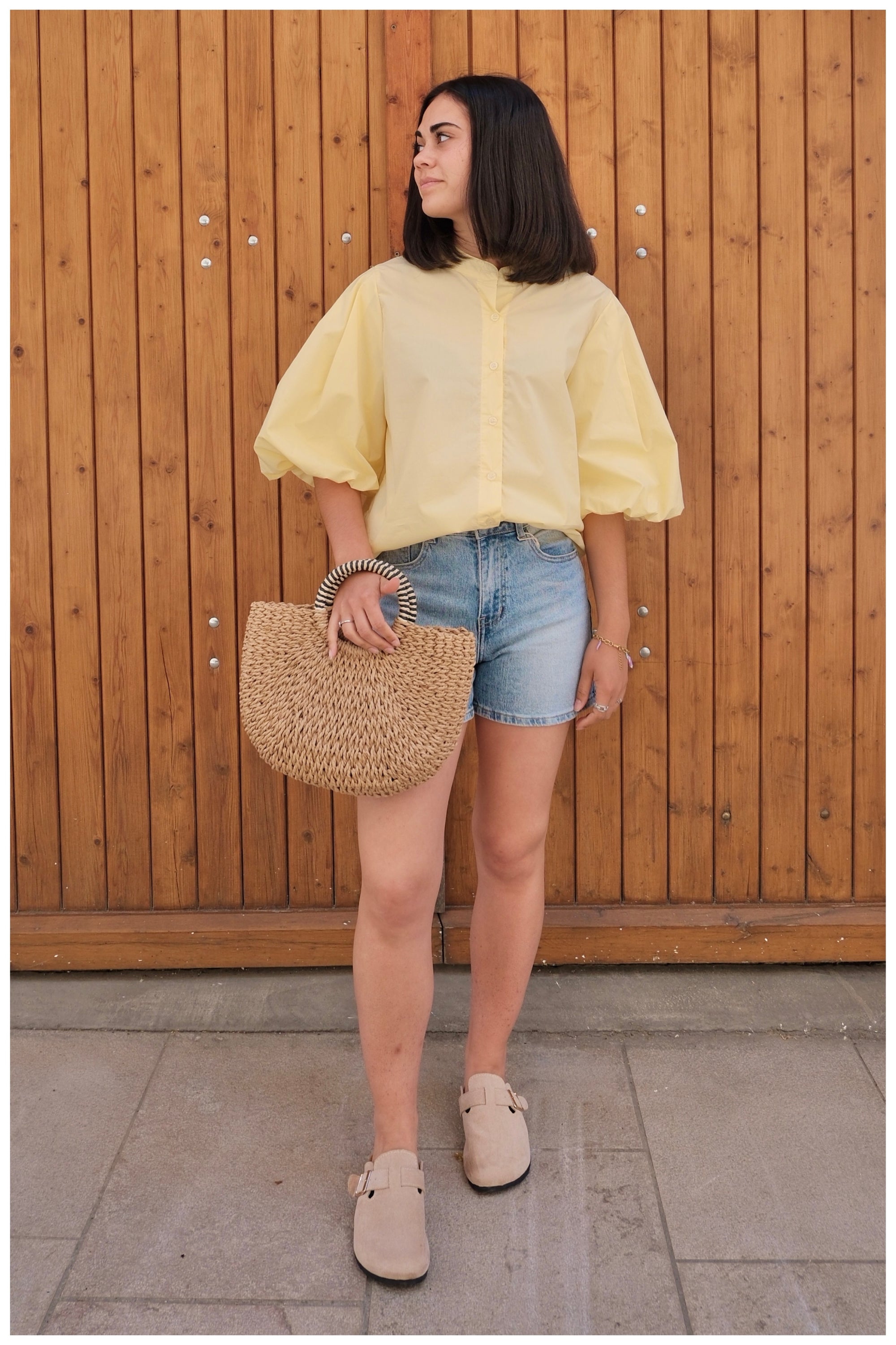 Chemise NINA - Jaune 🇮🇹