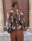 Blouse OCÉANE - Marron