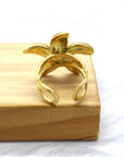 Bague fleur - Doré