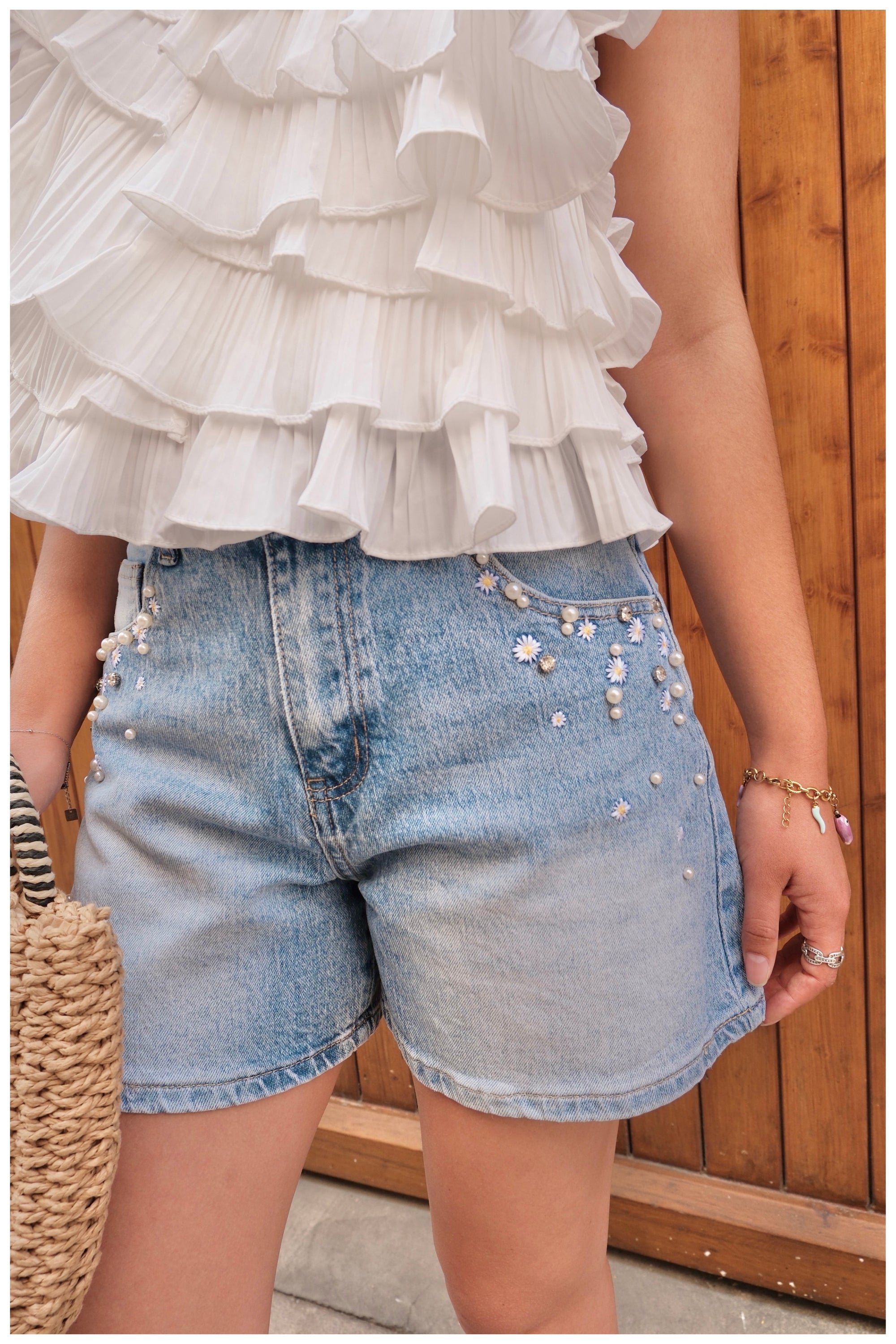 Short MARGUERITE - Bleu