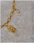 Collier charms - Doré