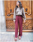 Pantalon LINA - Bordeaux