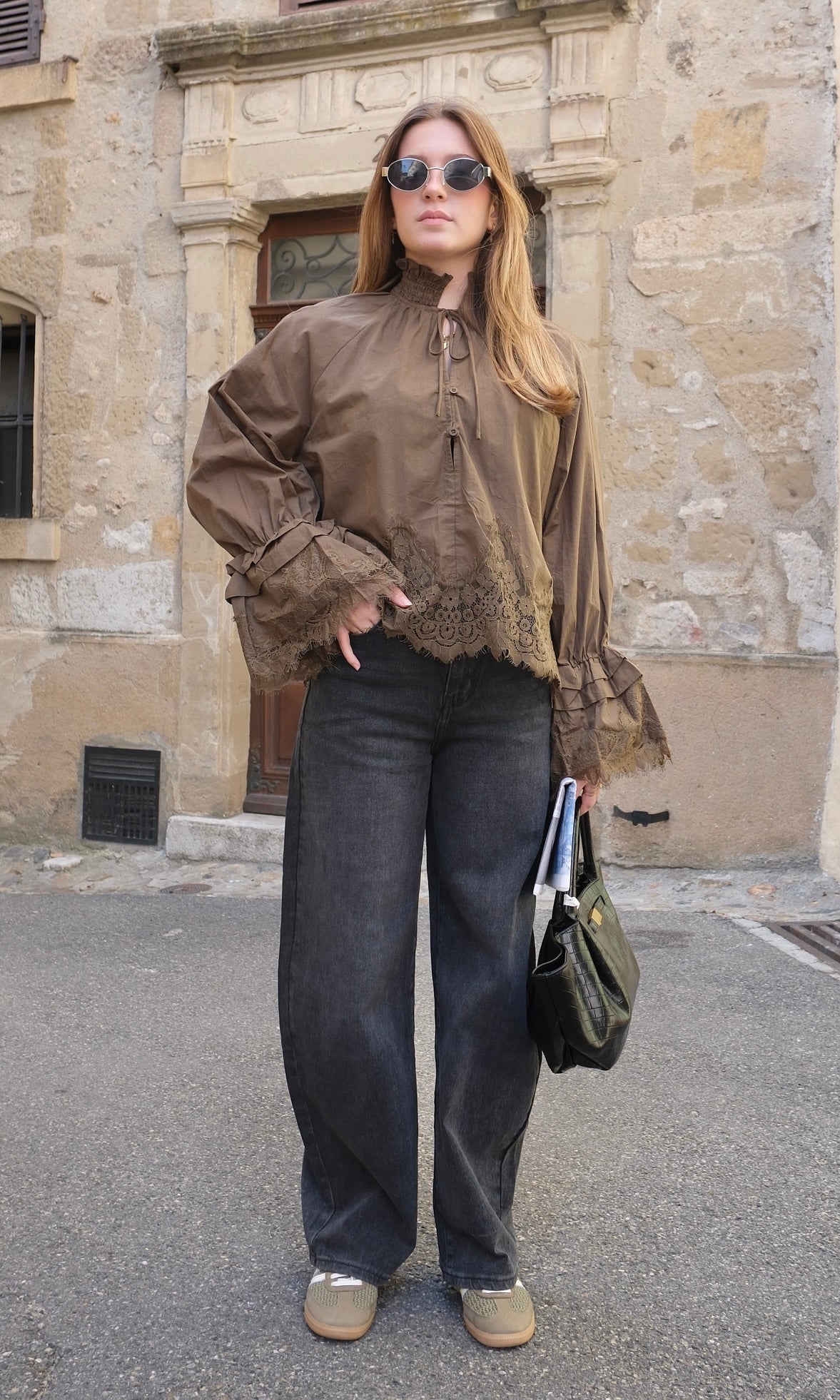 Blouse NAÏA - Kaki