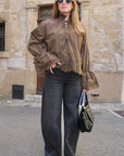 Blouse NAÏA - Kaki