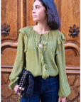 Blouse OLIVIA - Vert