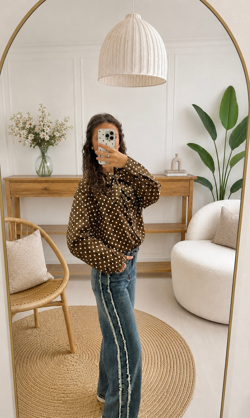 Chemise LOUNA - Marron